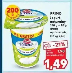 Kaufland Jogurt naturalny Zott Primo oferta