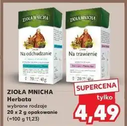 Kaufland Herbatka na odchudzanie Big-Active Zioła Mnicha oferta