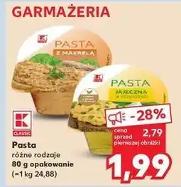 Kaufland Pasta jajeczna ze szczypiorkiem K-Classic oferta
