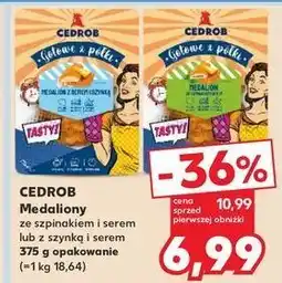 Kaufland Medaliony z serem i szynką Cedrob oferta
