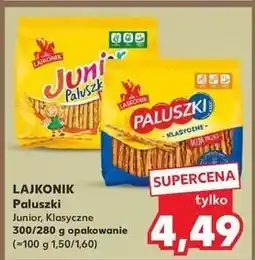 Kaufland Paluszki Lajkonik Junior oferta
