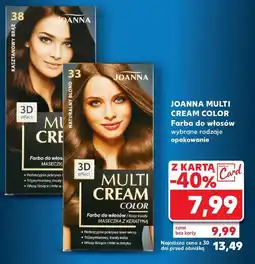 Kaufland Farba do włosów 33 naturalny blond Joanna Multi Cream Color oferta