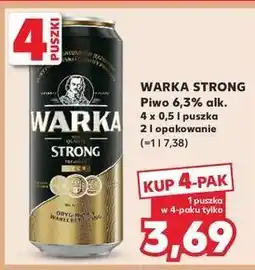 Kaufland Piwo Warka Strong oferta