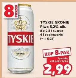 Kaufland Piwo Tyskie Gronie oferta
