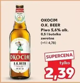 Kaufland Piwo Okocim O.k. Beer oferta