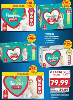 Kaufland Pieluchomajtki 7 Pampers Pants oferta