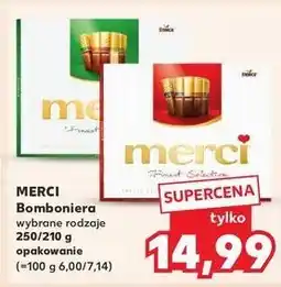 Kaufland Bombonierka czerwona Storck Merci oferta