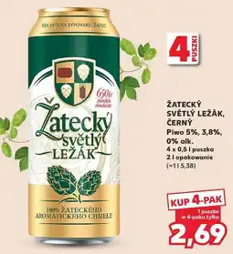 Kaufland Piwo Zatecky Cerny oferta