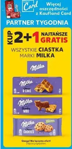 Kaufland Ciastka z kawałkami czekolady Milka Pieguski oferta