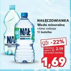 Kaufland Woda gazowana Nałęczowianka oferta