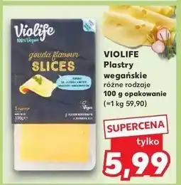 Kaufland Ser w plastrach gouda Violife oferta