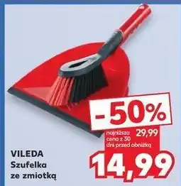 Kaufland Szufelka ze zmiotką 2w1 Vileda oferta