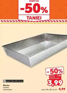 Kaufland Blacha do ciasta 40 x 25 6 cm oferta