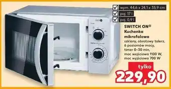 Kaufland Kuchenka mikrofalowa Switch On oferta