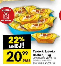 Twój Market Cukierki krówka Roshen, 1 kg oferta