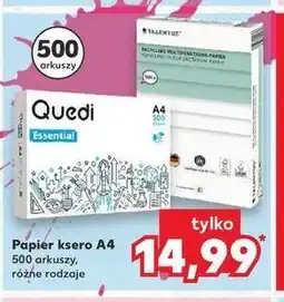 Kaufland Papier ksero a4 Quedi Essential oferta