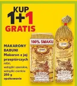 Makaron babuni świderek z jaj przepiórczych Ekmak