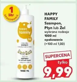 Kaufland Żel pod prysznic nawilżający 4Organic Happy Family oferta