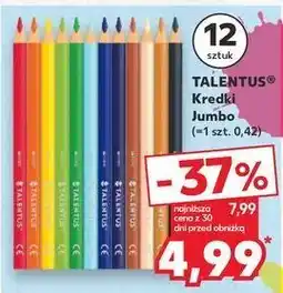 Kaufland Kredki jumbo Talentus oferta