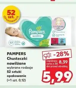 Kaufland Chusteczki nawilżane Pampers Sensitive oferta