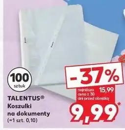 Koszulki na dokumenty a4 Talentus