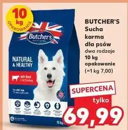 Kaufland Karma dla psa z wołowiną Butcher's Natural & Healthy oferta