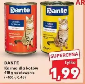 Kaufland Karma dla kota drób w sosie Dante oferta