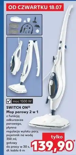 Kaufland Mop parowy 2w1 Switch On oferta