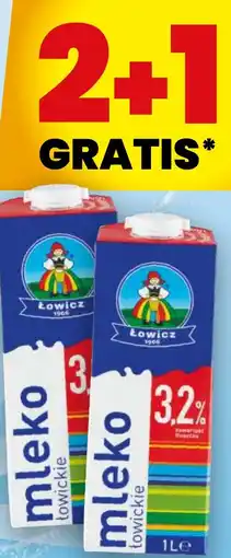 Twój Market Mleko łowickie Premium 3,2% UHT, 1 l oferta