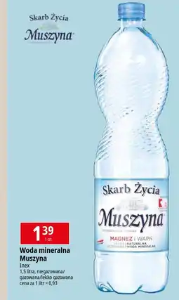 E.Leclerc Woda lekko gazowana Muszyna Skarb Życia oferta