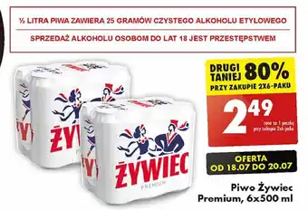 Biedronka Piwo Żywiec Jasne Pełne oferta