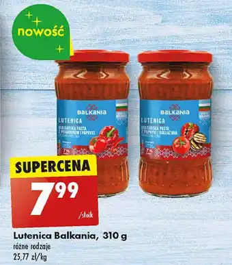 Biedronka Lutenica paprykowa z bakłażanem Balkania oferta