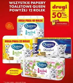 Biedronka Papier toaletowy limited edition delicate Queen oferta