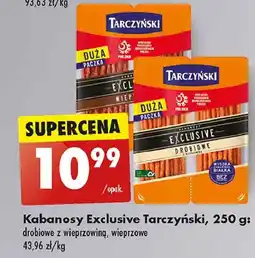Biedronka Kabanosy wieprzowe Tarczyński Exclusive oferta