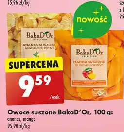Biedronka Ananas suszony Bakad'or oferta