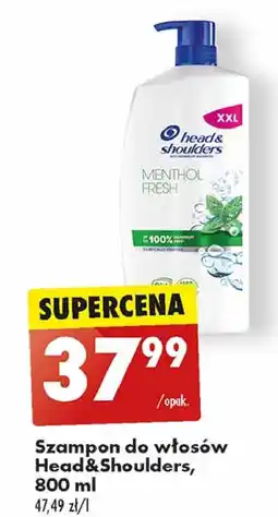 Biedronka Szampon do włosów mentol fresh Head&Shoulders oferta