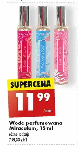 Biedronka Woda perfumowana wonder secret Miraculum oferta