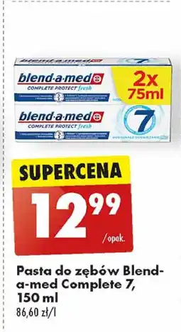 Biedronka Pasta do zębów extra fresh Blend-A-Med Complete Protect Fresh 7 oferta