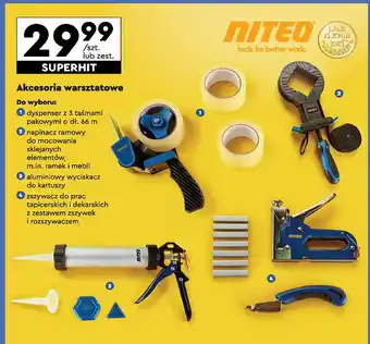 Biedronka Zszywacz tapicerski + zszywki Niteo Tools oferta