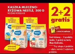 Biedronka Kaszka mleczno-ryżowa truskawka Nestle oferta