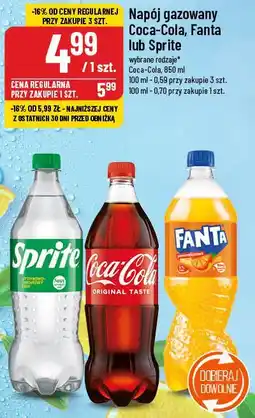 Polomarket Napój gazowany Coca-Cola, Fanta lub Sprite oferta