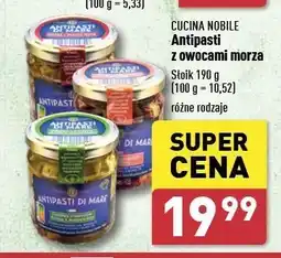 ALDI Antipasti z owocami morza i warzyw Cucina Nobile oferta