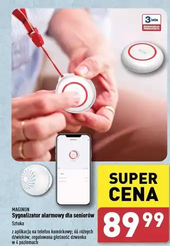 ALDI Sygnalizator alarmowy dla seniorów oferta