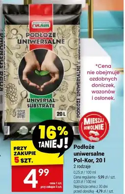 Twój Market Podłoźe uniwersalne Pol-Kor 20l oferta