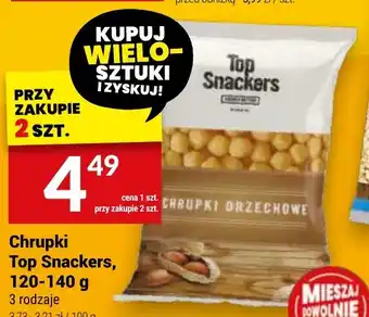 Twój Market Top Snackers Chrupki orzechowe 120-140g oferta