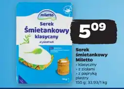Netto Serek śmietankowy klasyczny Miletto oferta