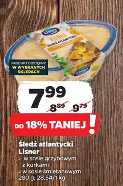 Netto Filety śledziowe w sosie śmietanowym z kurkami Lisner Smak Sezonu oferta
