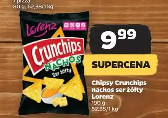 Netto Chipsy nachos ser żółty Crunchips oferta