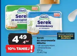 Netto Serek śmietankowy Miletto oferta