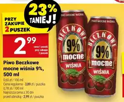 Twój Market Piwo Beczkowe mocne wiśnia 9% oferta